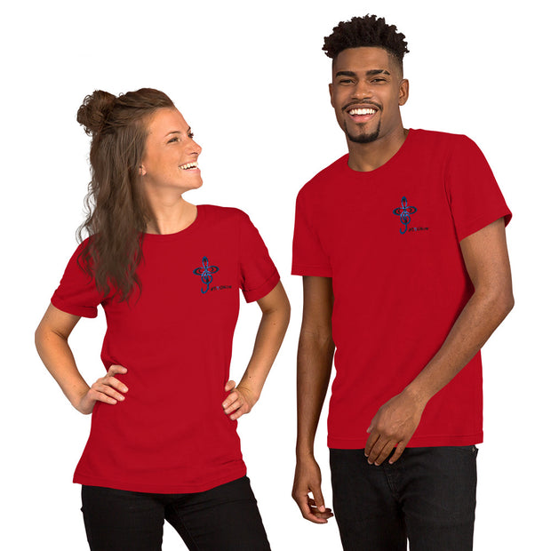 Unisex Short-Sleeve T-Shirt (Left Embroidered Logo)